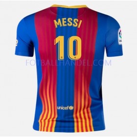 Herre Fotballdrakter FC Barcelona Lionel Messi 10 El Clasico 2021 Kortermet